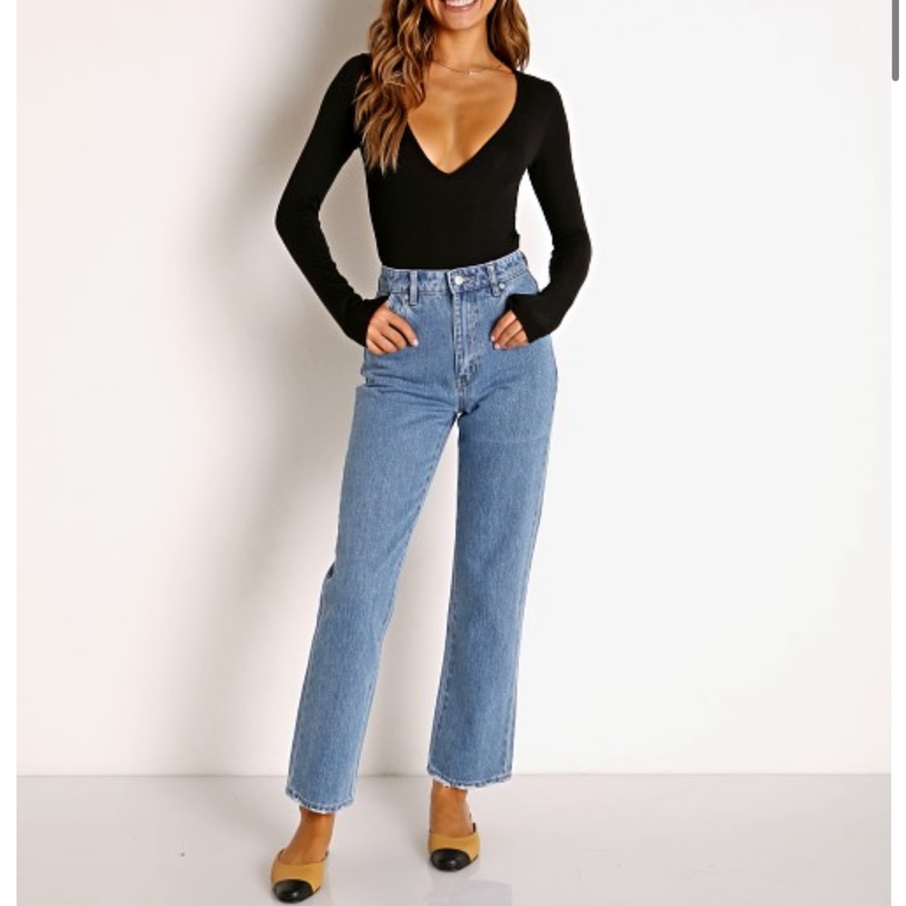 Rollas Original Straight Jean Maya Worn Organic